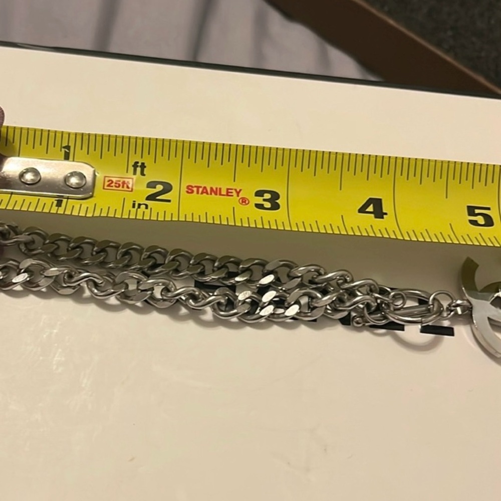 Chanel Silver Chain Bracelet - Picture 5 of 7